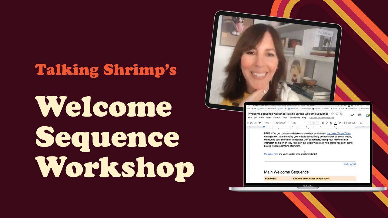 welcome sequence workshop graphic